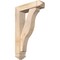 Ekena Millwork Funston Arts and Crafts Smooth Bracket w/ Offset Brace, Douglas Fir, 5 1/2"W x 20"D x 32"H BKT0604X20X32FST03SDF - alternate 1